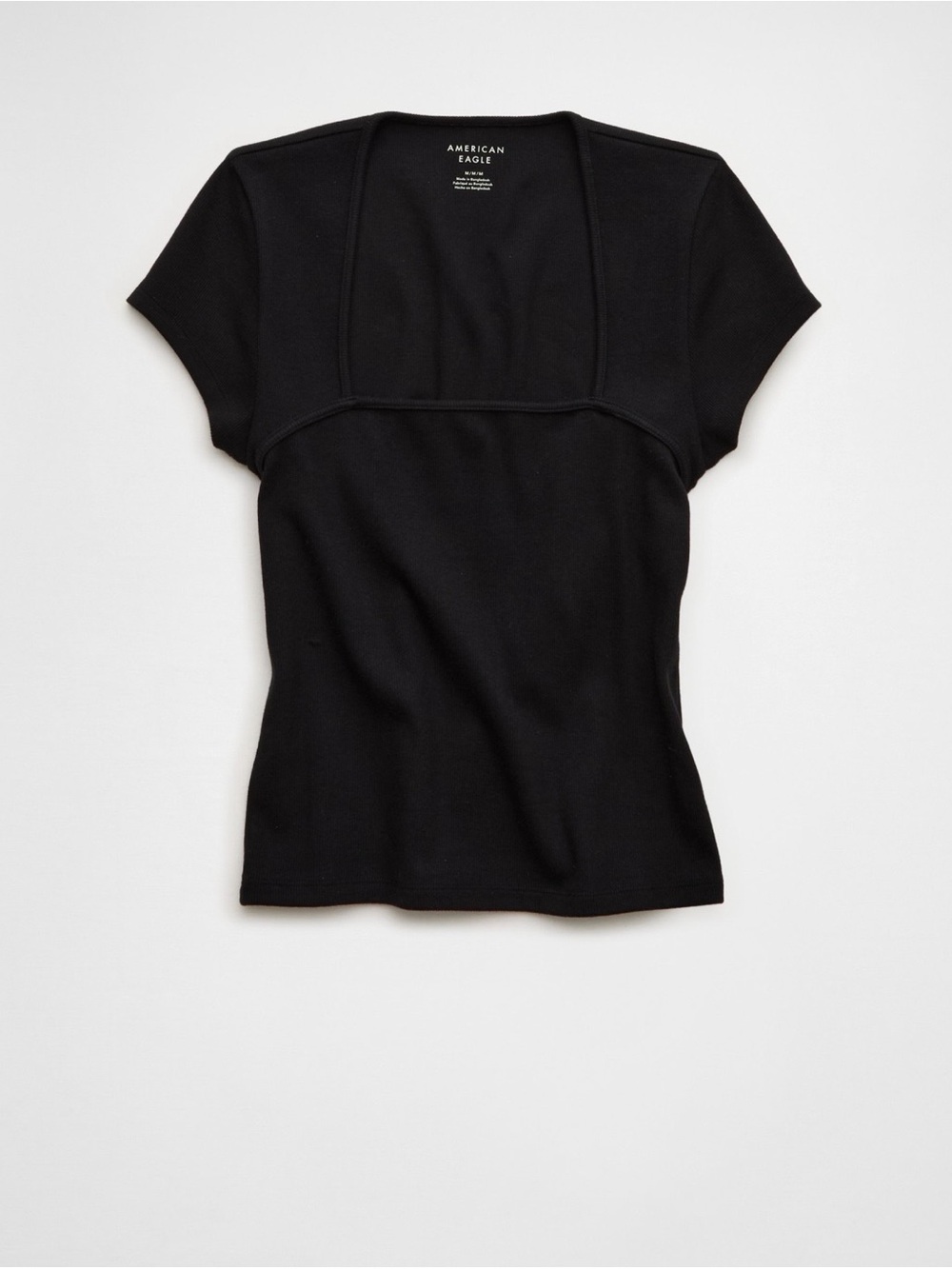 π AE Square Neck Hey Baby Tee - Picture 2 of 3
